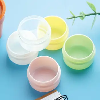 

5pcs Candy Color Empty Cosmetic Containers Eye Shadows Balms Cream Face Tool Lotions Container Makeup Bottle Refillable DIY Z4S1