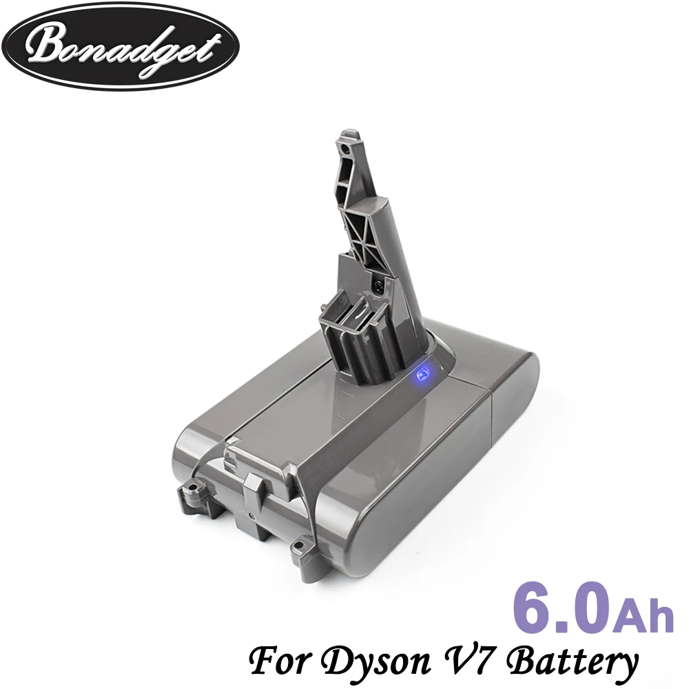 Литий ионные сменные батареи V7 Bonadget 21 6 в 6000 мАч для пылесоса Dyson 225403 заряжаемый
