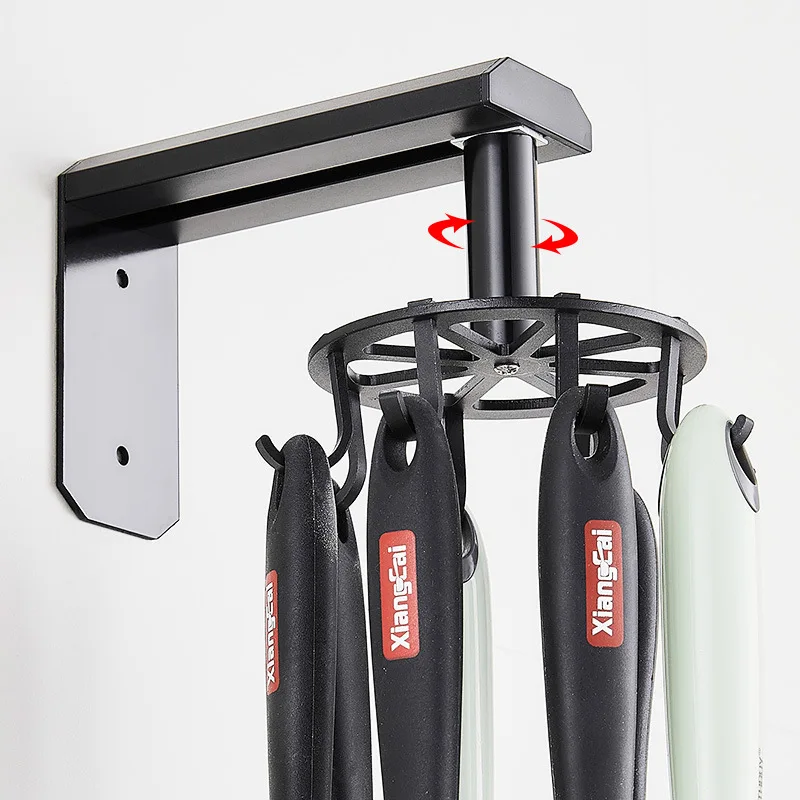 

360 Degrees Kitchen Organizer and Storage Kitchen Supplies Rotatable Rack Accessories Cabinet Organizer Hook Up Storage Rack