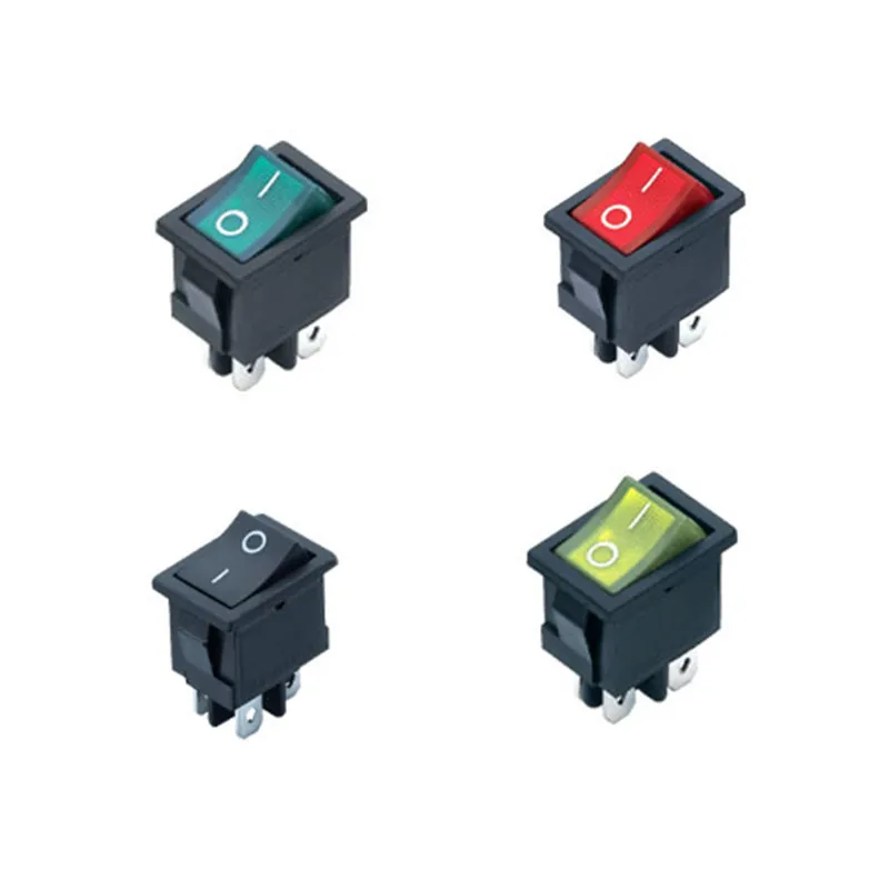 

Manufacturers Direct Selling KCD1-10 Switch Size 15*21 Two Tranches Glue Gun Switch KCD1 Reset Rocker Switch