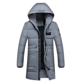 

Shanghai Story Middle and Long Cotton-padded Men's Cotton-padded Jacket Padded Coat Cotton-padded Jacket Hooded Cotton Coat