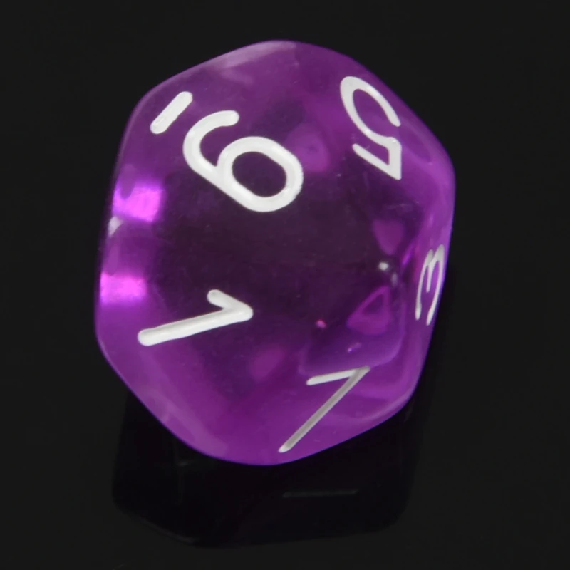 Качество 10-Dices D10 10-сторонняя игральная кость из драгоценного камня для ролевых игр Подземелья и Драконы настольные игры