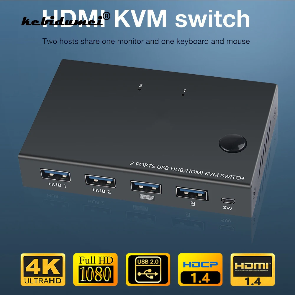 HDMI KVM переключатель 2 Порты и разъёмы 4K переключатель USB KVM переключатель PLC сплиттер для совместного использования принтера клавиатура Мышь KVM переключатель HDMI usb-хаб HDMI KVM переключатель 2 Порты и разъёмы 4K переключатель USB KVM переключатель PLC сплиттер для совместного использования принтера клавиатура Мышь KVM переключатель HDMI usb-хаб