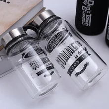 1000 мл стеклянная бутылка для чая питьевой фильтр для заварки крышки чашки Кружка портативный милый стакан для воды