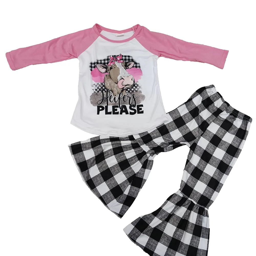 

Girls fashion pink heifer boutique outfits
