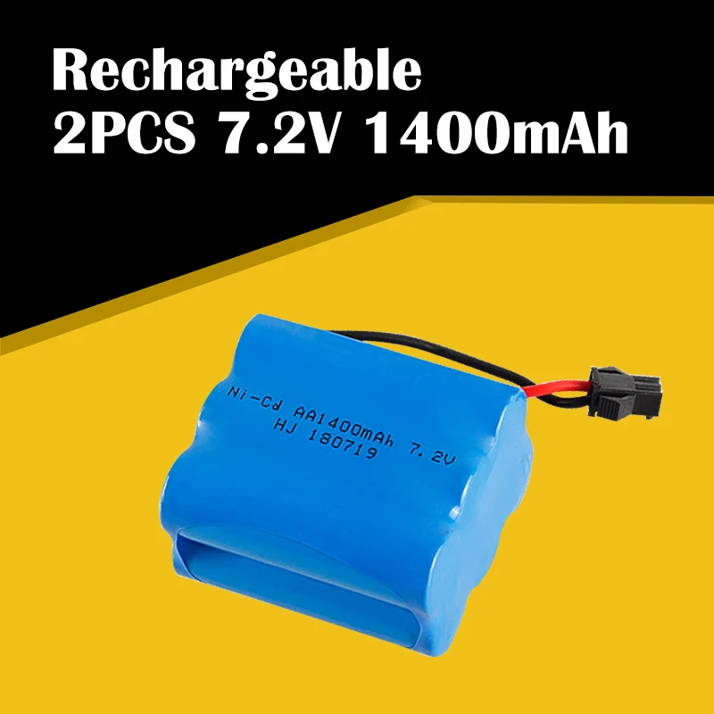 Электрический автомобиль с дистанционным управлением игрушки 2шт 7 2 V 1400mAh Ni-Cd AA