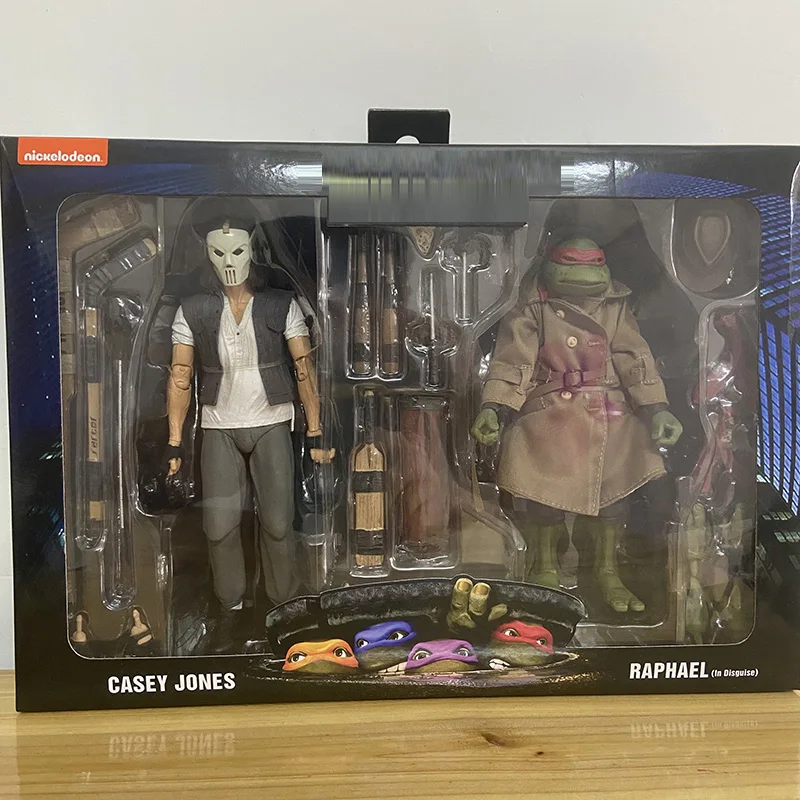 Bebop Rocksteady Casey Jones Raphael Action Figure Toys NECA Turtles Anime Doll 2PCS/Set | Игрушки и хобби