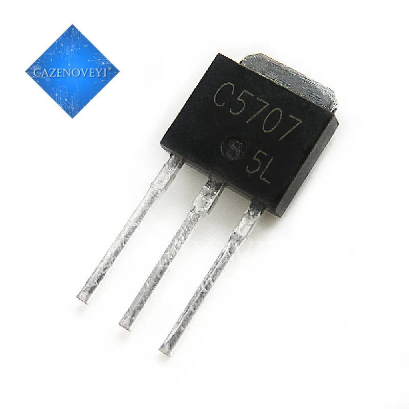 20pcs/lot 2SC5707 TO-251 C5707 TO251 Transistor In Stock afbeelding