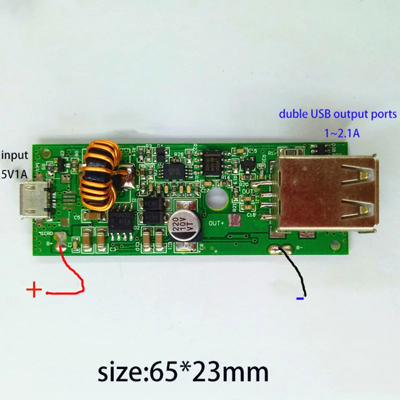 5V 1A Мобильный Внешний аккумулятор модуль зарядная плата PCB зарядное устройство контроллер двойной usb порты DIY аксессуары Замена для телефона MP4