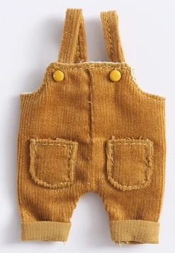 yellow Ручной работы 1 шт. Симпатичные OB11 куклы подтяжки брюки для ob11 1/12 bjd куклы комбинезоны одежда аксессуары - Цвет: yellow