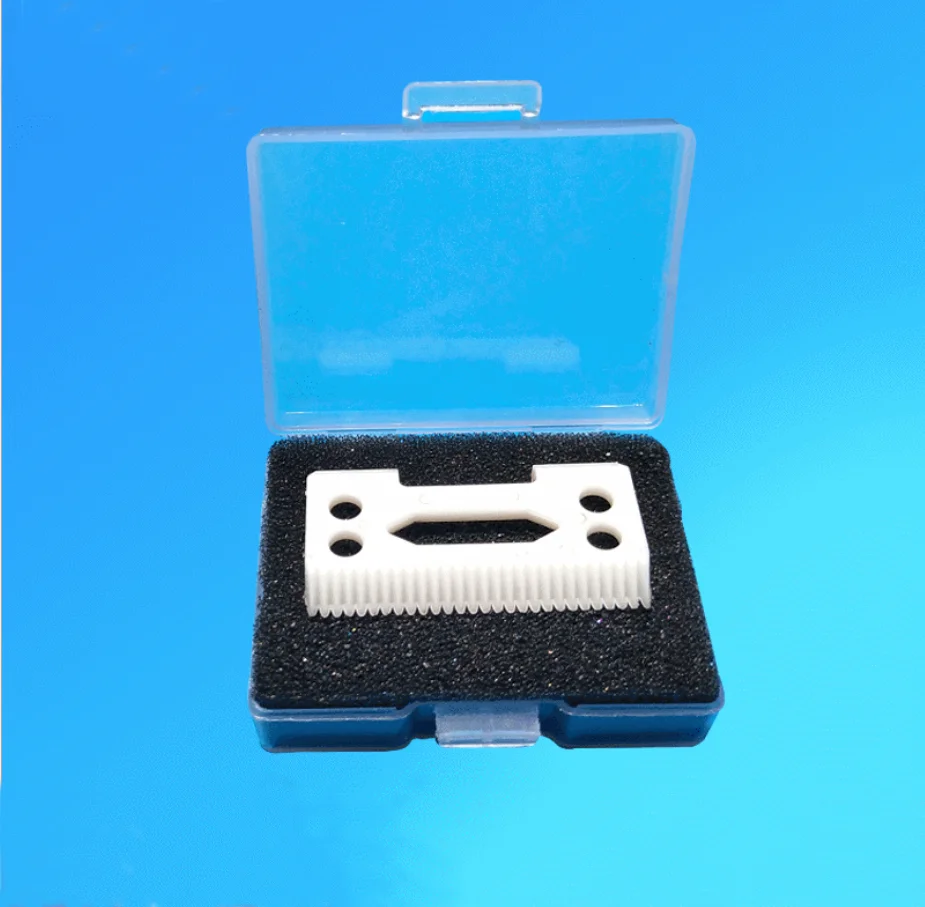 2pcs Clipper Ceramic Cutter Blade Magic Clip 2 Holes For Wahl Shear Clipper, Wahl Professional
