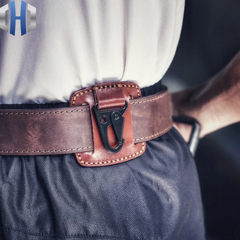 

Men's Belt Buckle Waist Keychain EDC Eagle Buckle Car Key Holder