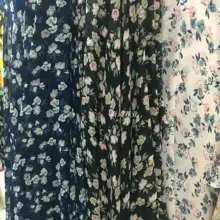 Лоскутная шелковая ткань Ситцевая Печать шифон цветочный принт богемное длинное платье Одежда дополнительный материал ткани