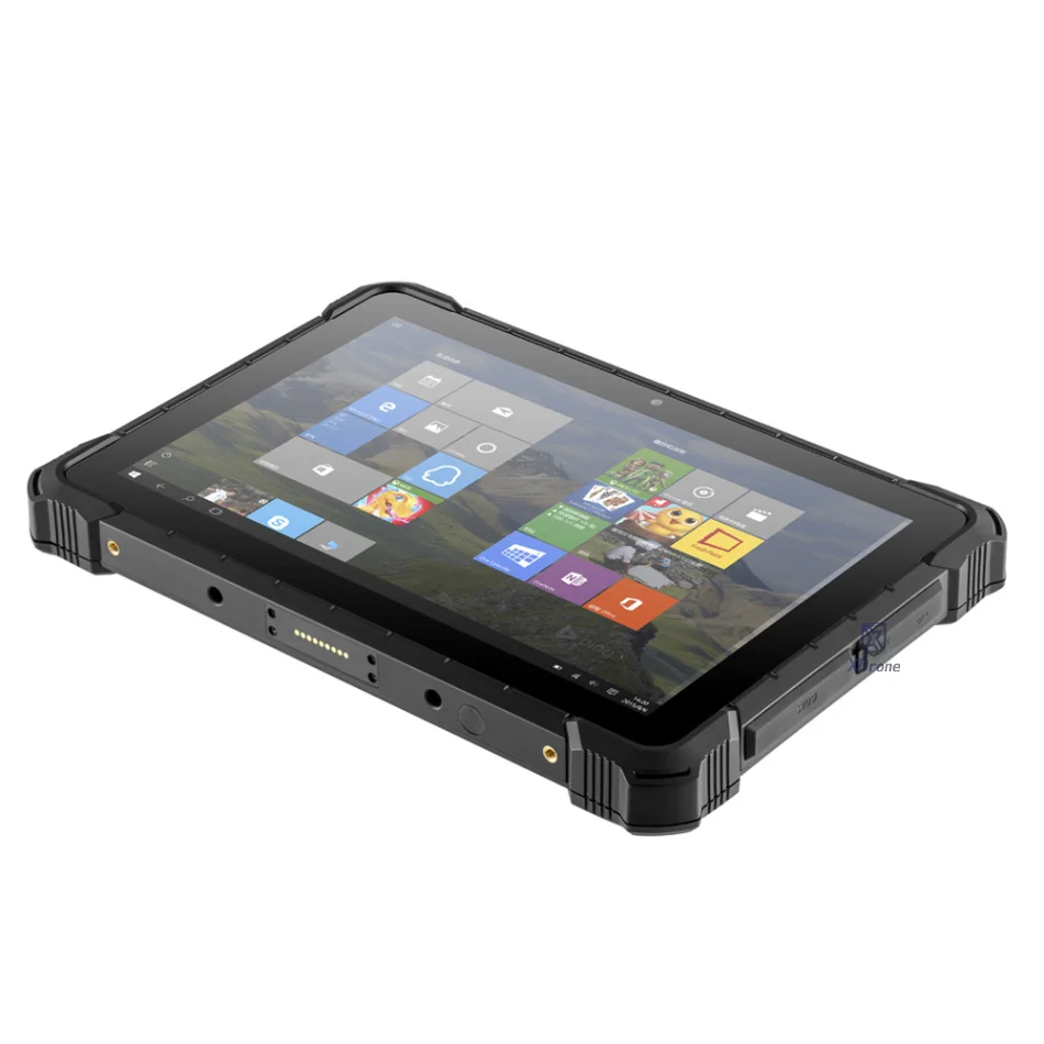 US $435.86 Original Windows 10 Rugged Waterproof Tablet PC X4 Mobile Vehicle Computer Industrial Panel PC Z8350 4G RAM 2D Barcode Scanner