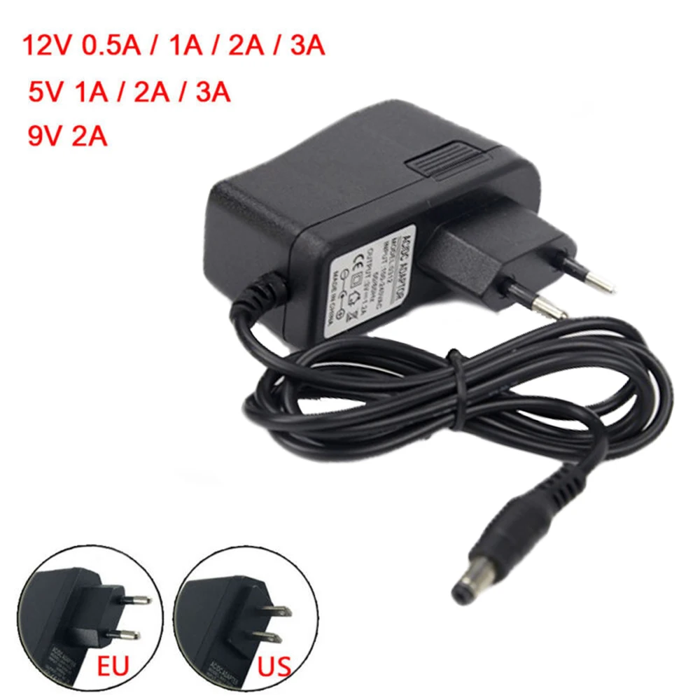 Адаптер питания 12V1A защита AC 100 V-240 V 50-60Hz US/EU разъем для зарядки