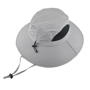 

Outdoor Summer Men Women Fishing Boonie Hats UPF 50+ Bucket Hat UV Protection Long Large Wide Brim Bob Hiking Hat Cap