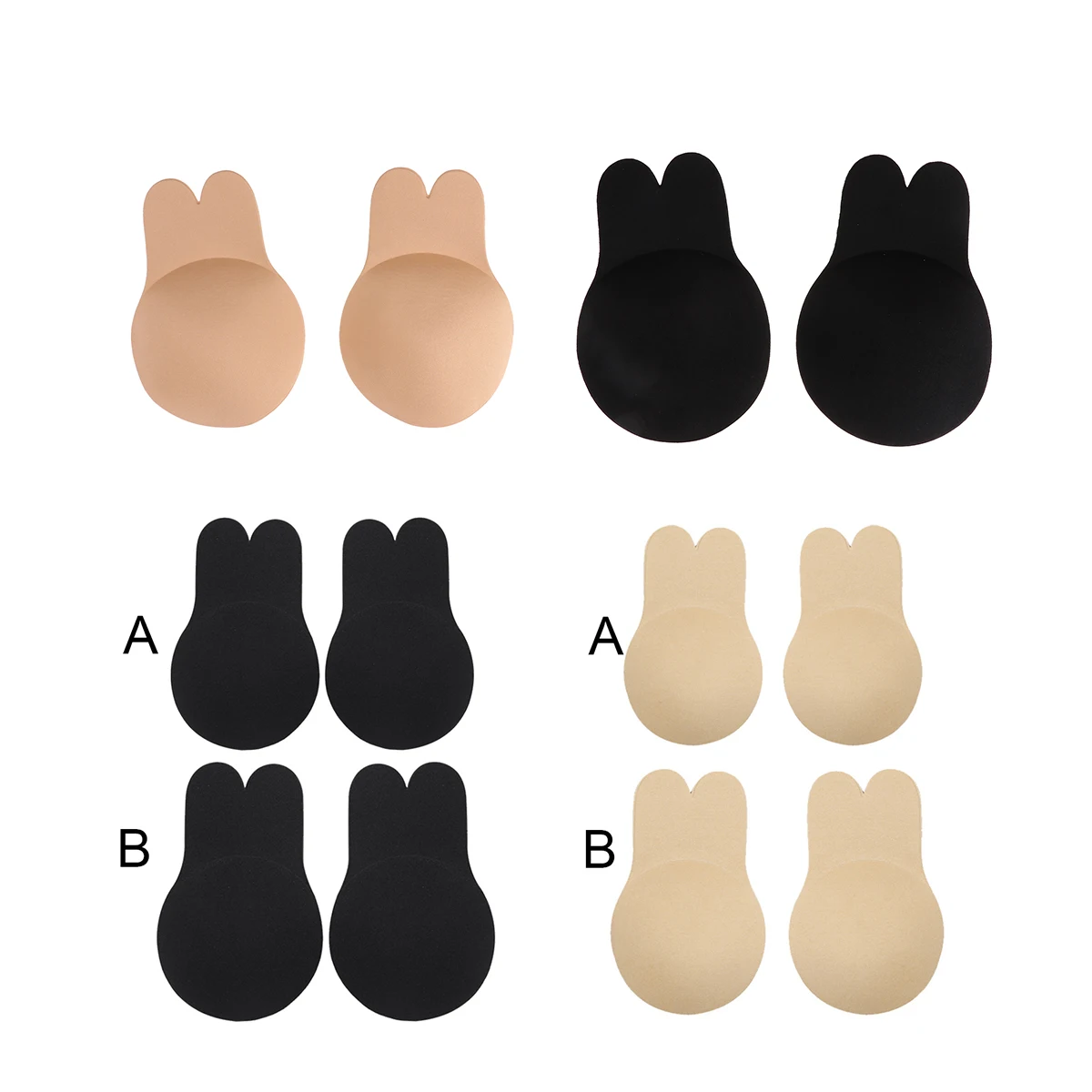 Reusable Silicone Nipple Cover Pasties Stickers Breast Adhesive Invisible Bra