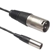 0,3 м 3Pin MINI XLR папа-папа кино аудио кабель фотографическое устройство микрофон Удлинительный кабель камера Аудио Кабель