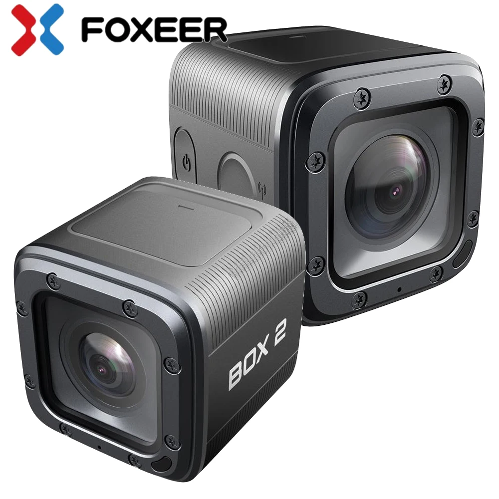 

Foxeer BOX 2 4K HD Action FPV Camera SuperVison HD 155 Degree ND Filter APP Micro HDMI Fast Charge Type-c(Must U3 Card)