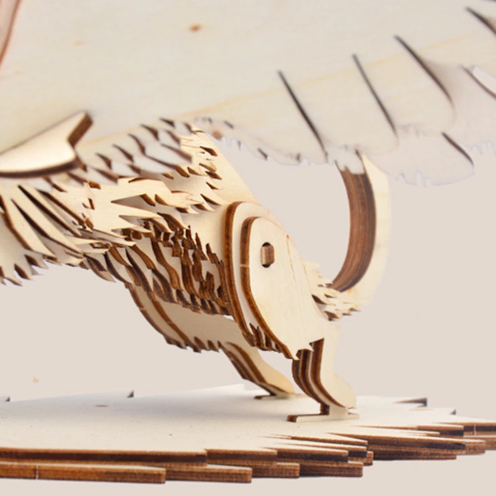 Деревянные 3D Гриффин модель животных миниатюрные ремесла Наборы украшения игрушки Пазлы DIY Assemly искусство ремесла обучающая игрушка
