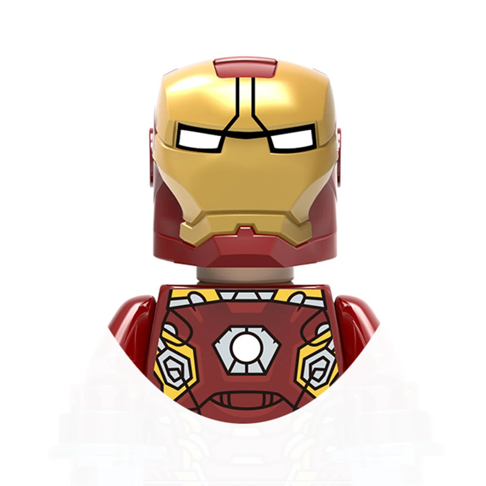 Superhero Iron Man Mark Building Blocks Bricks Tony Stark War Machine Ultron Action Figures Kids Toys Christmas Gifts