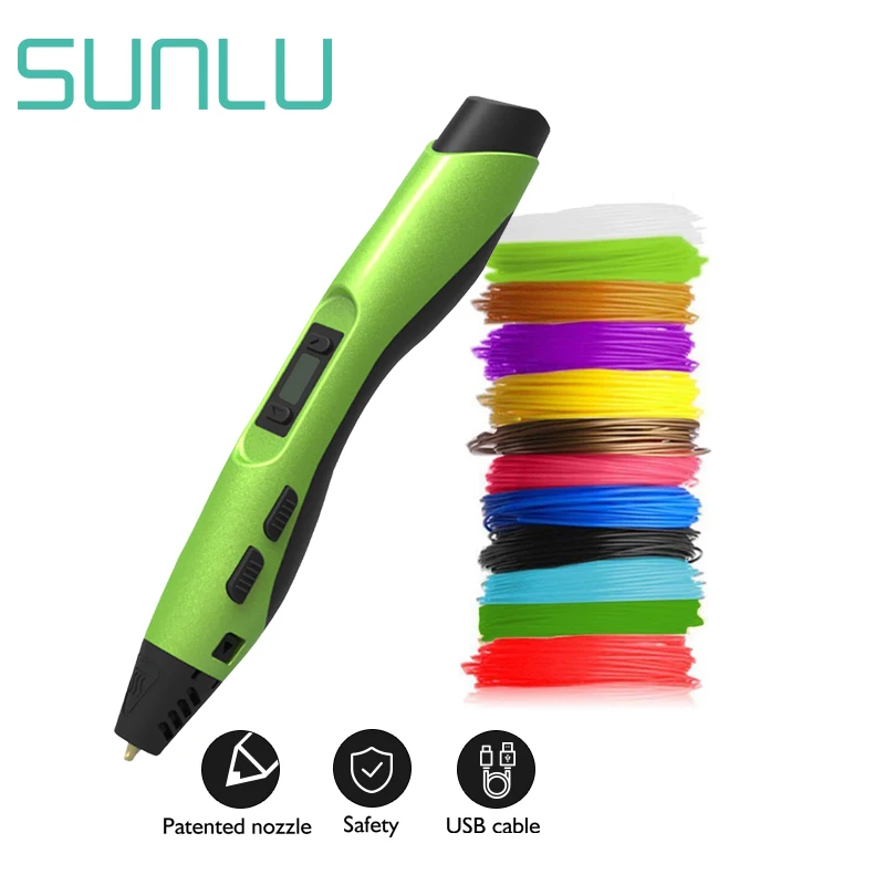 

3D Pen Professional SL-300 3D Printing Pen ABS/PLA Filament Modeling Arts Crafts Best Gift For Children To DIY Drawing Digital