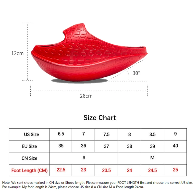 Women's Slimming Leg Correction Sports Shoes Sculpting Hip Thin Yoga Lightweight Massage Rocking Shockproof Slipper Gym/Home