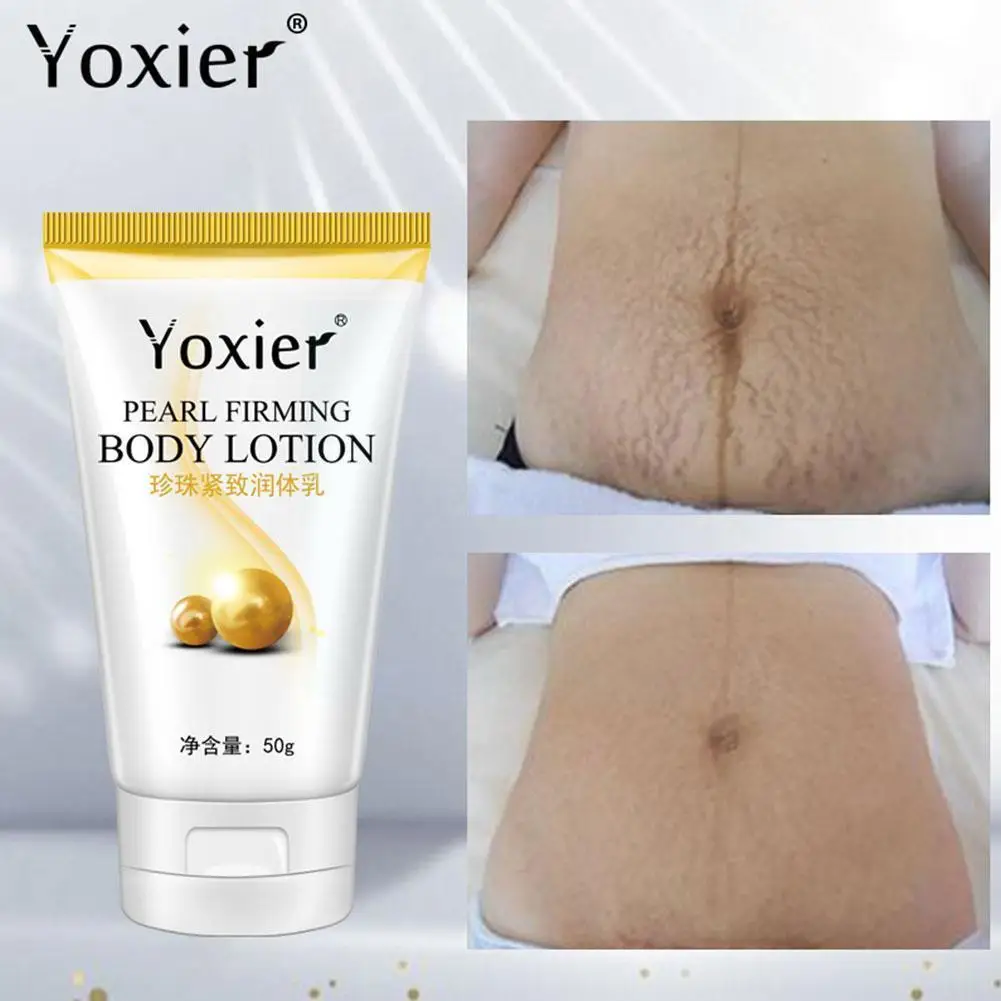 Yoxier Pearl Firming Body Lotion Slimming Cellulite Marks Cream Lift Skin Massage Care Body Stretch Remove Treatment Health R0U1