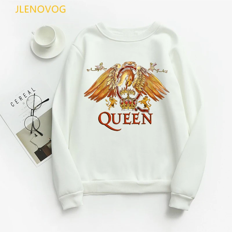 2020 hot sale Freddie Mercury sweatshirt women oversized unisex hoodie Queeen band hip hop sudaddera mujer drop shipping cat hoodie