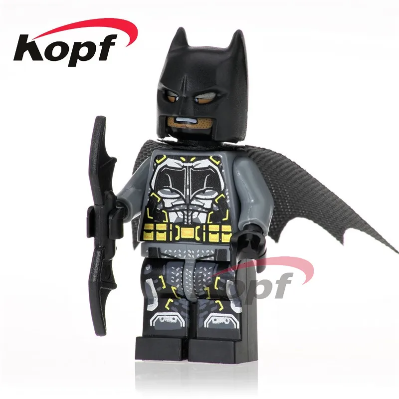 

Single Sale Batman Arthur Curry Harley Quinn Watchman Scarecrow Superman Super Heroes Building Blocks Toys for children PG287