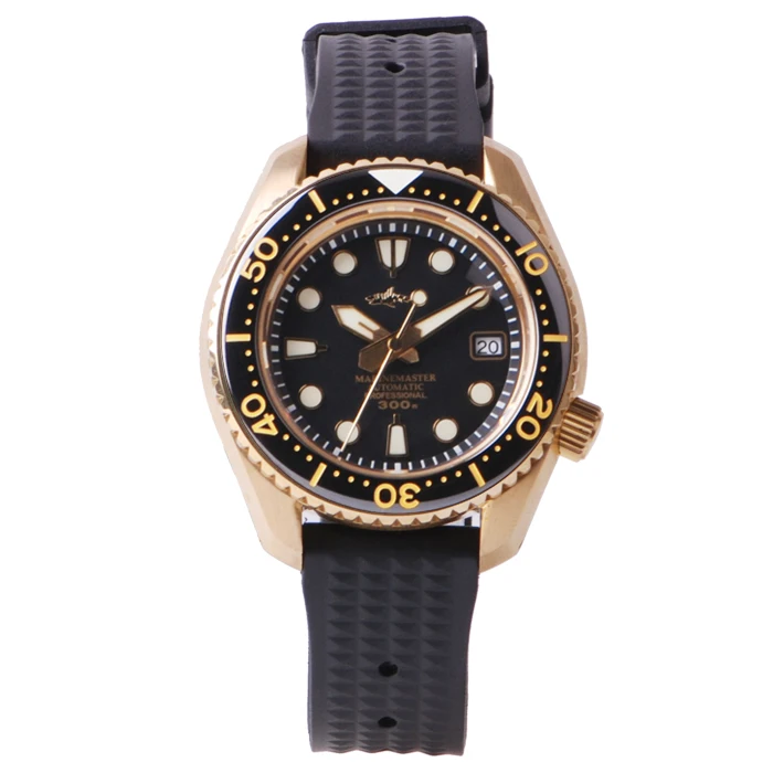 HEIMDALLR Lord Of The Sea SDBX Diver Bronze Watches NH35 Automatic Mechanical Watch Men Sapphire Crystal C3 Luminous Dive Watch 