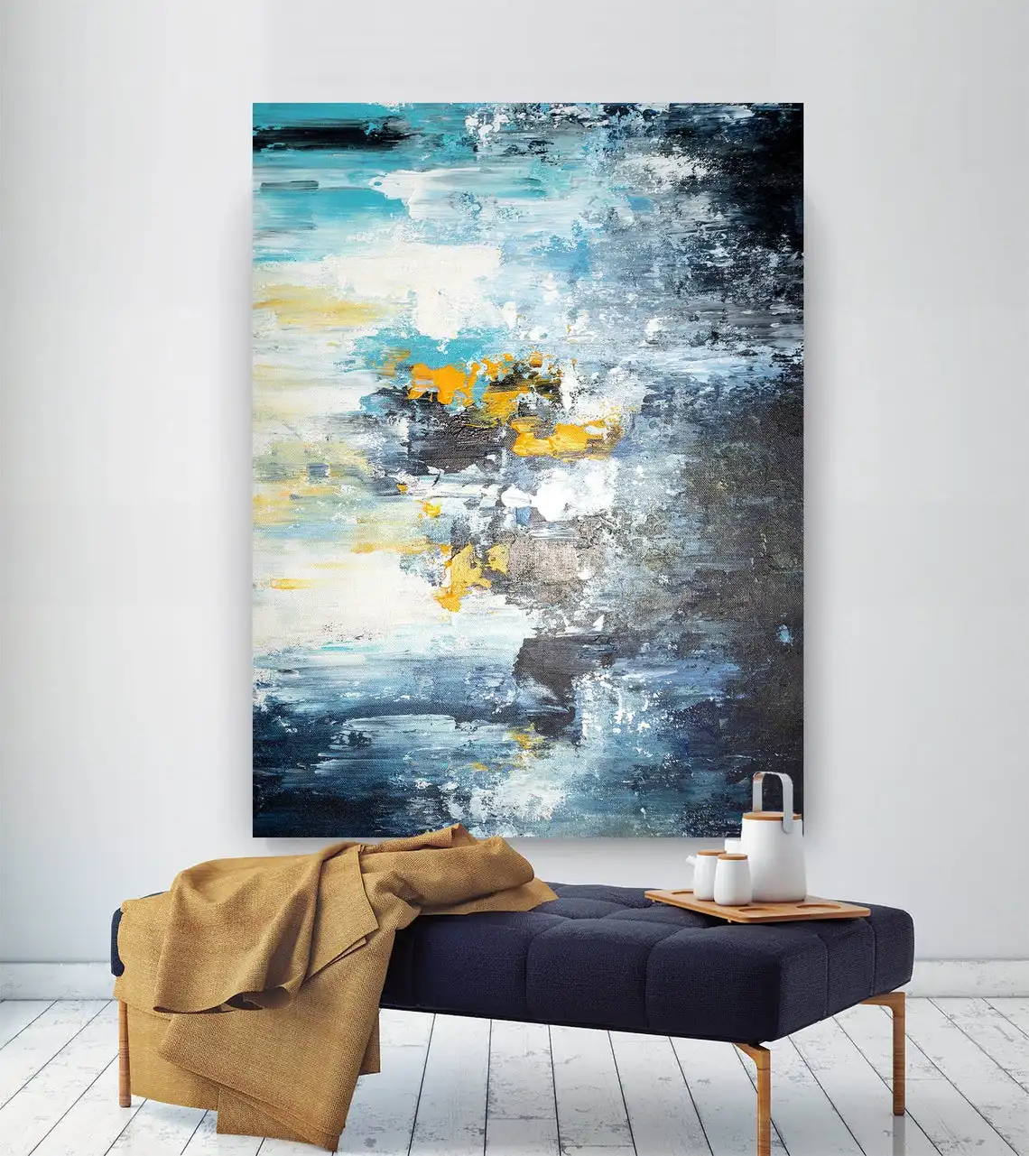 

Large Abstract Painting Modern Abstract Painting Texture Art Painting Palette Knife Canvas Acrylic Abstract Art With Texture