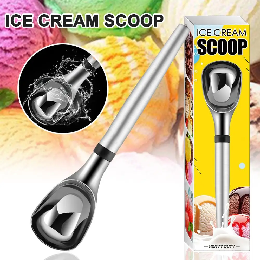 

Stainless Steel Ice Cream Scoop Ice Ball Maker Frozen Yogurt Cookie Dough Meat Balls Ice Cream Spoon Tools Watermelon Spoon