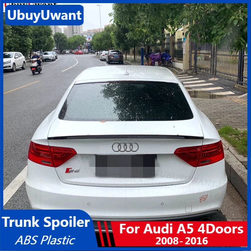 Автомобильный пластиковый спойлер для Audi A5 4 двери 2008 - 2016 | Автомобили и мотоциклы