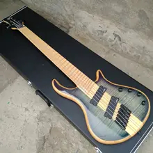 Высокое качество, 5 струн, мульти масштаб, Электрический гитарный бас, 6 струн, fanned frets bass