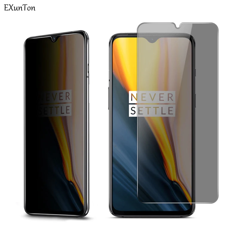 Anti Spy Tempered Glass For Oneplus 7t 7 t 6 6T Privacy Screen Protector on the For OnePlus One Plus 7t 7 T 6 6T Safety Glass afbeelding