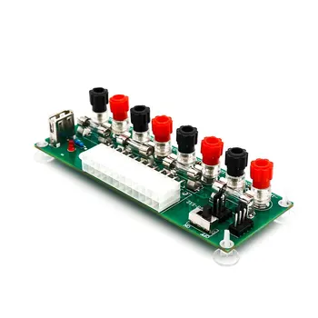 

Electrical Circuit 24 Bench Atx Pins Computer Power Supply Atx Pin Breakout Board Module Dc Plug Connector With Usb 5 V Port
