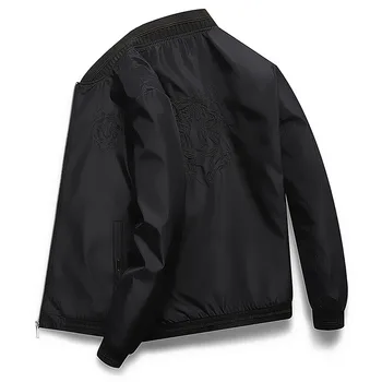 

2020 Spring Fashion Bomber Jacket Men Embroidery Pattern Causal Coats Slim Fit Jackets Male Streetwear Baseball Jacket Tops Men