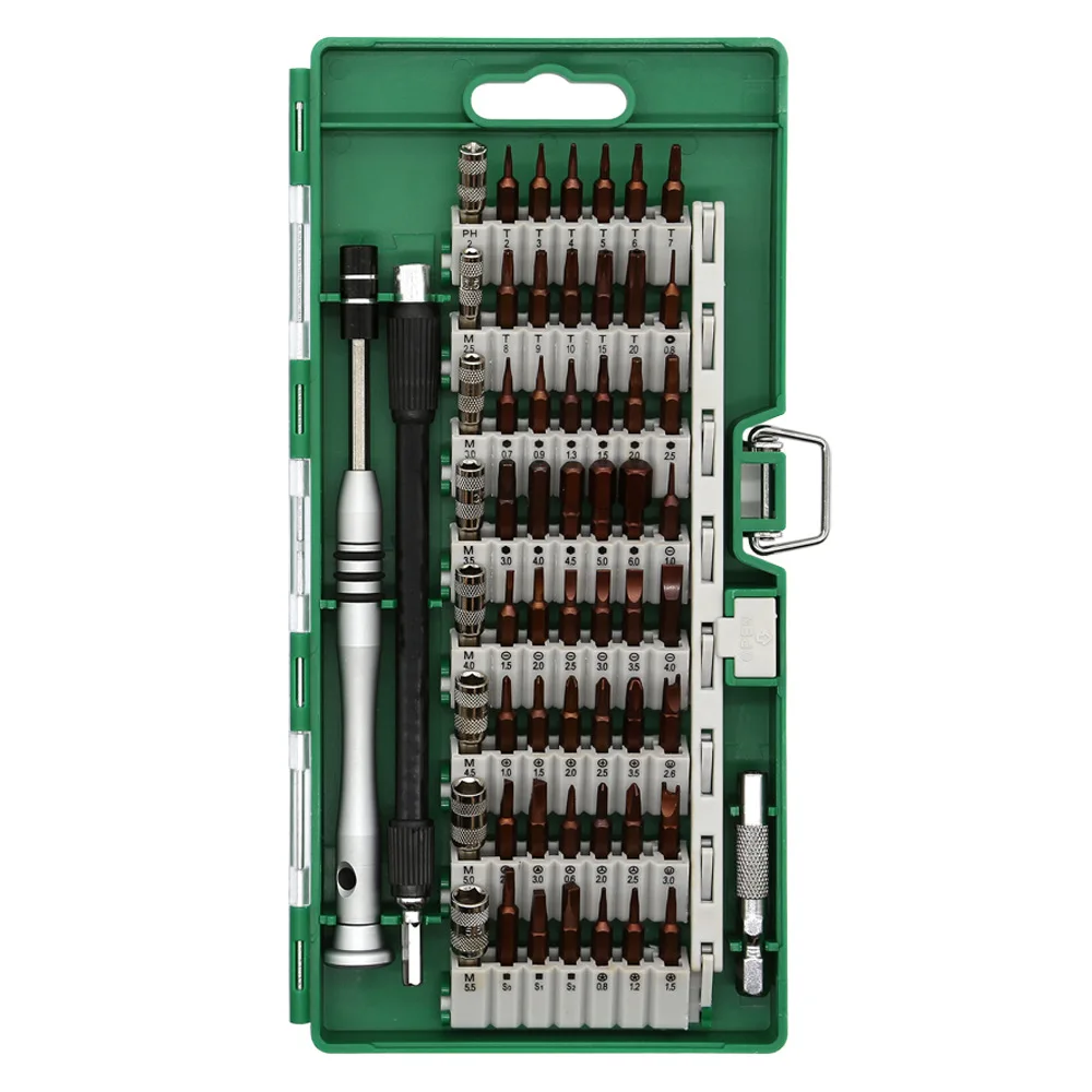 

60 One Screw Driver Packaged Combination Multi-functional Disassemble Maintenance iPhone Mobile Phone Computer S2 Redness Screwd