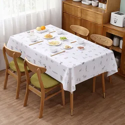 Cotton Print Nordic Rectangle Tablecloth Colored Pattern Cover Washable PVC Table Cloth For Tea Table Cotton Print Nordic Rectangle Tablecloth Colored Pattern Cover Washable PVC Table Cloth For Tea Table