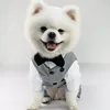 Dog Tuxedo Suit For Small Medium Breed Formal Tuxedo Vest With Bow Tie Dog Clothes Gentleman Pet Wedding Birthday Party Costume 1