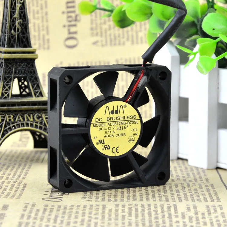 Для ADDA xixi 601512v 0.11a6cm шасси охлаждающий вентилятор AD0612MS-D70GL