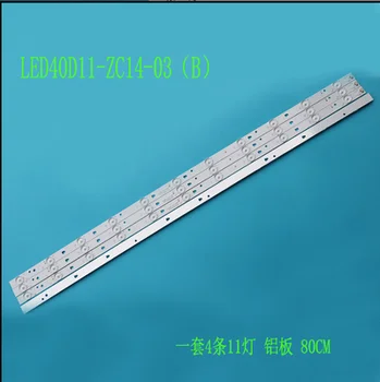 

1set=4pieces for LE40F3000WX LK400D3HC34J Led backlight JV C LT-40E71(A) LED40D11-ZC14-03(B) 30340011206 11lamps