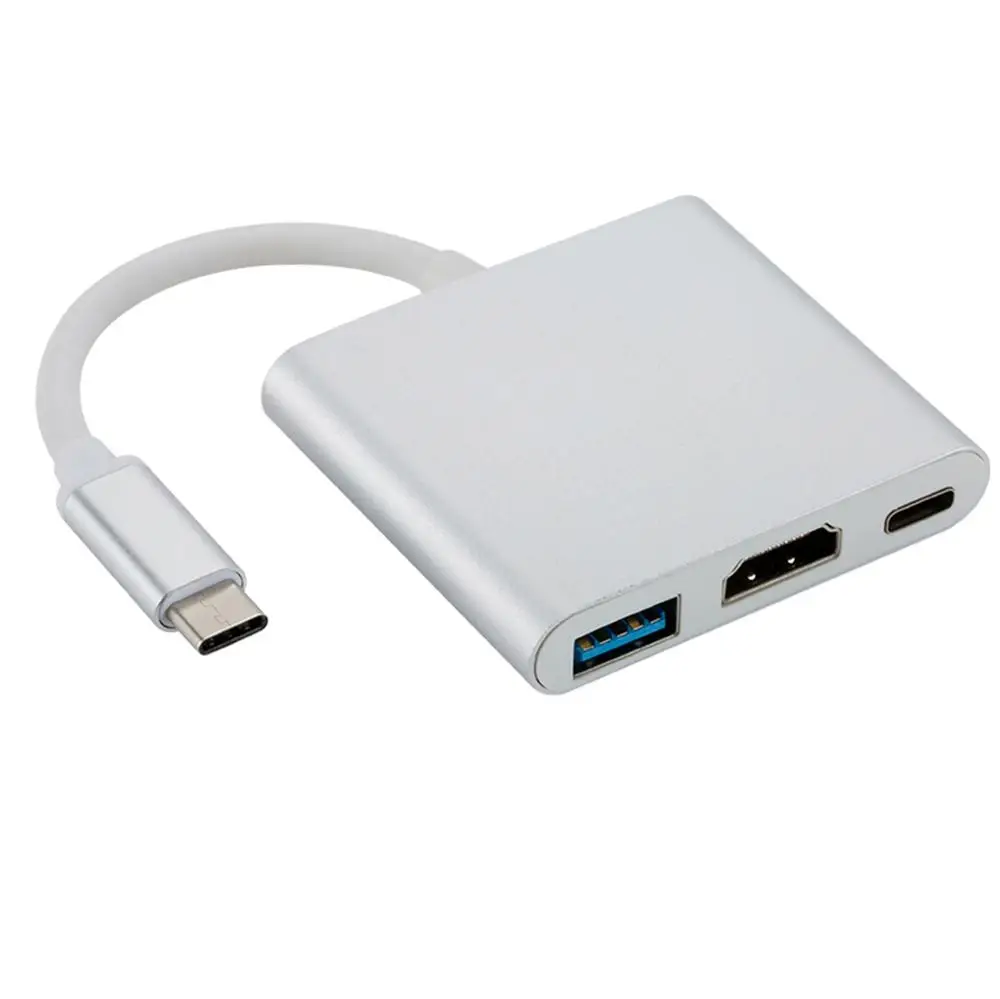 

USB Type C To 1080P HDMI 3 in 1 Cable Converter Adapter for Samsung Huawei Mac Apple Usb 3.1 Thunderbolt 3 Type C Switch