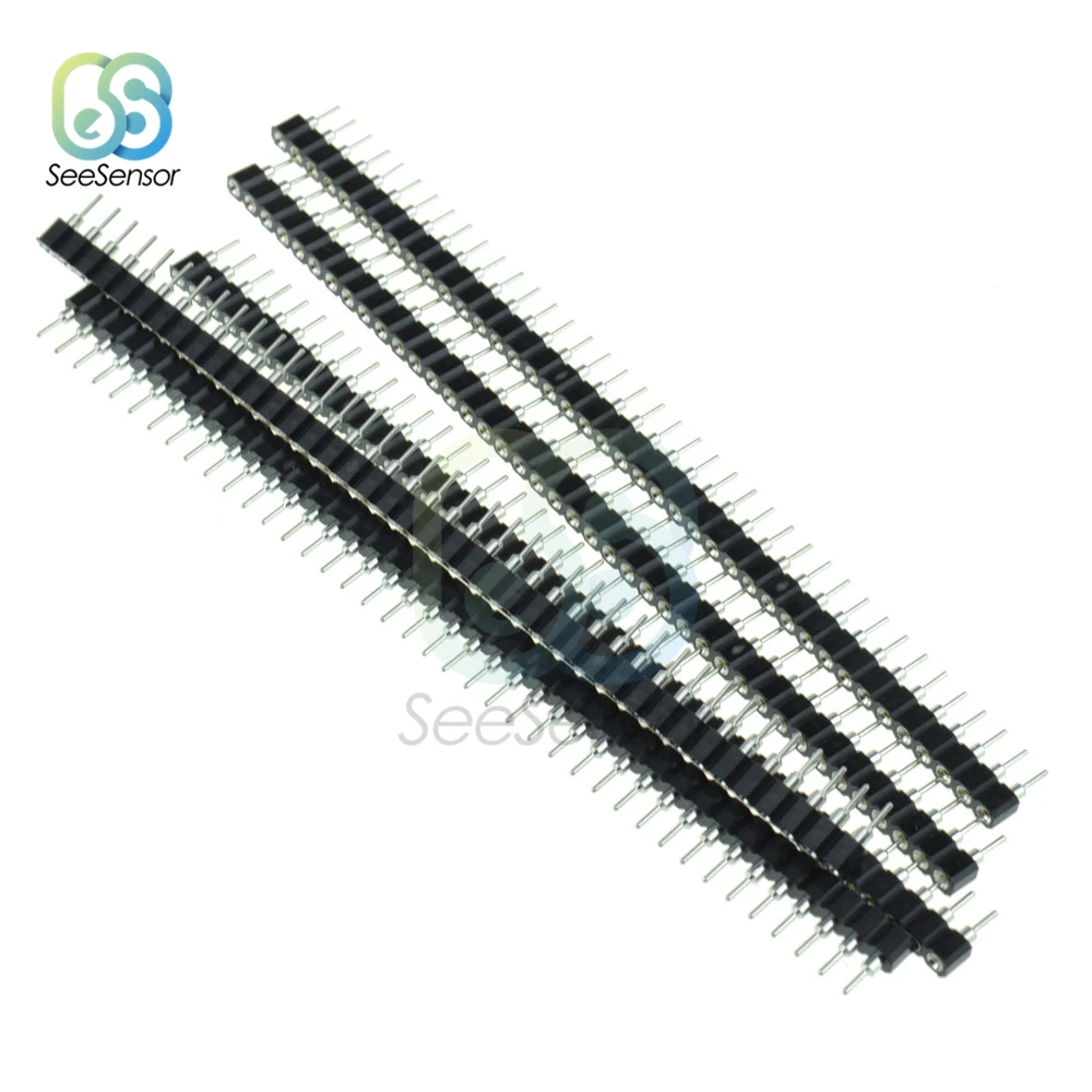 10pcs 2.54mm Pitch Round Female Pin Header Single Row 40Pin 1x40P Connector Socket | Обустройство дома