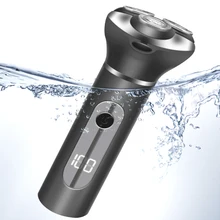 Waterproof Multifunction Beard Trimmer Hair Clipper Silicone Face Brush Facial Cleaner Electric Razors