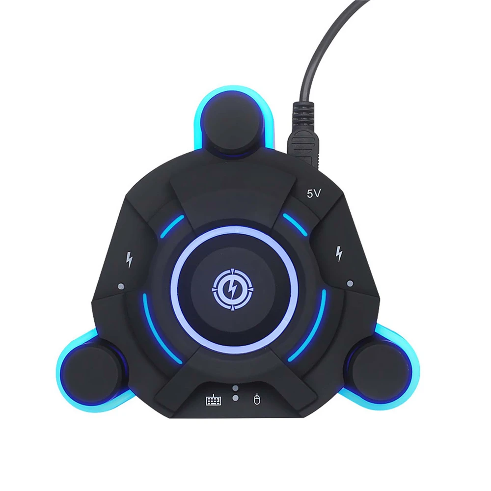  Mobile Gamepad Controller Bluetooth Gaming Converter Phone to PC Adapter for P6 PUBG Gaming Keyboar