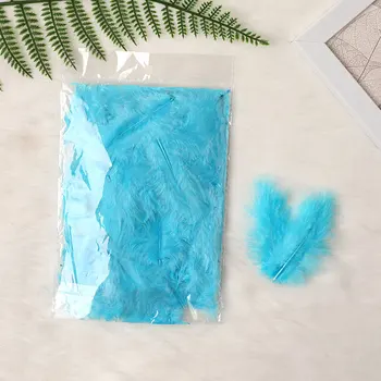 

About 100 PCS Fluffy Feathers Wedding Dress DIY Jewelry Party Decoration Colorful Accessories Halloween Decorative Feathers