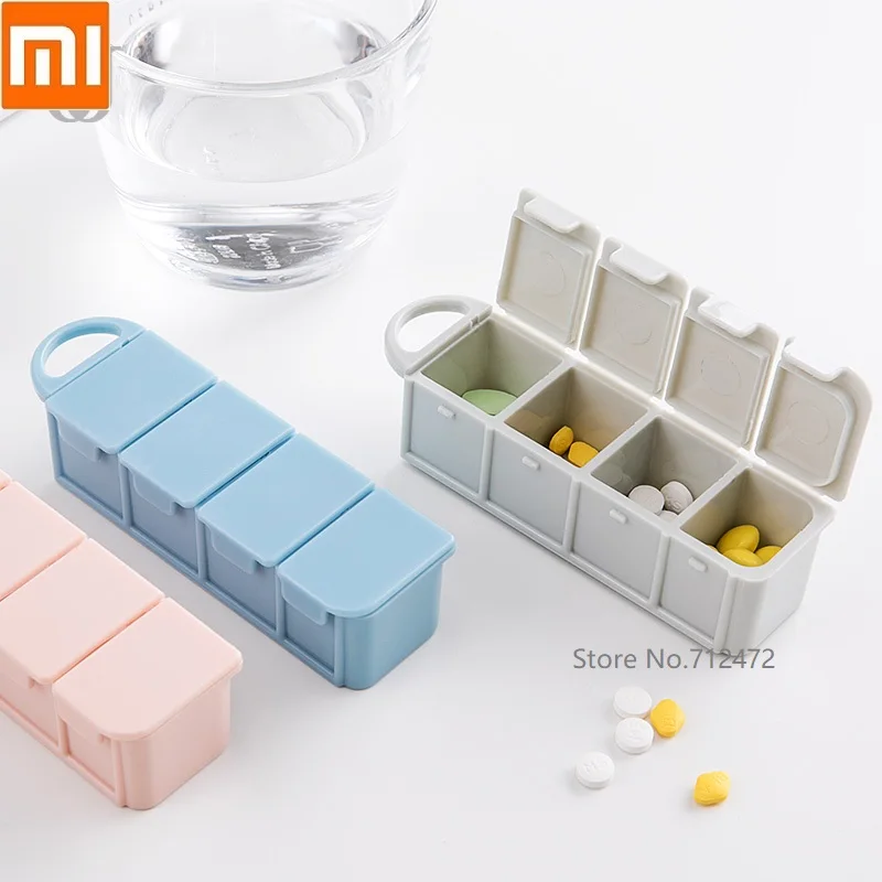 

Portable Packing kit Travel distribution Carry Mini medicine box Pill storage box drug Packing box