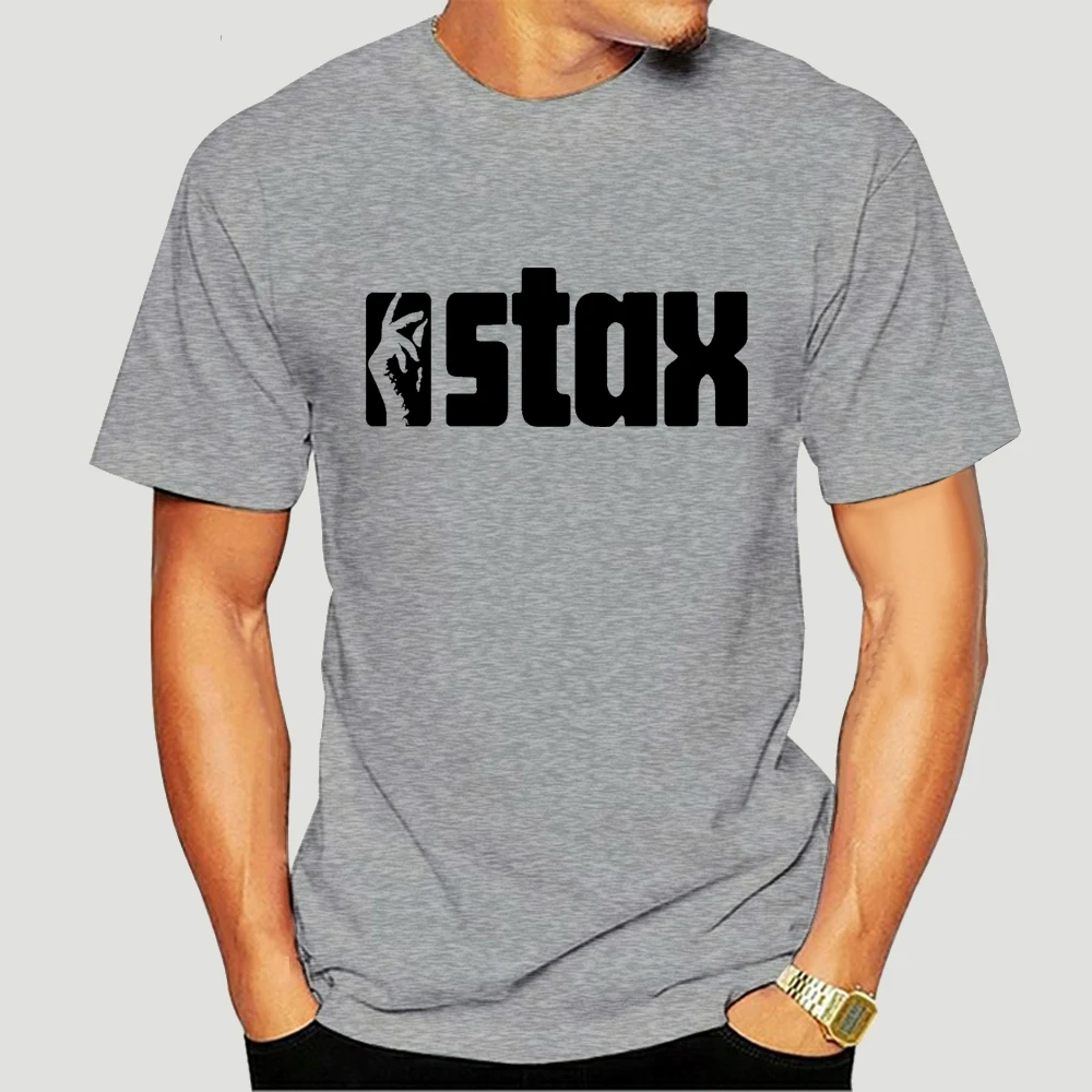 Etiqueta de música Vintage Stax, Logo Funk Soul, Shirt-2486D